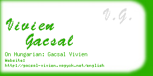 vivien gacsal business card